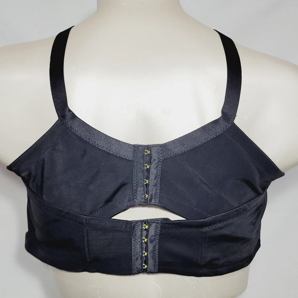 40DD Ashley Stewart Butterfly Contour Cup‎ Underwire Bra Black
